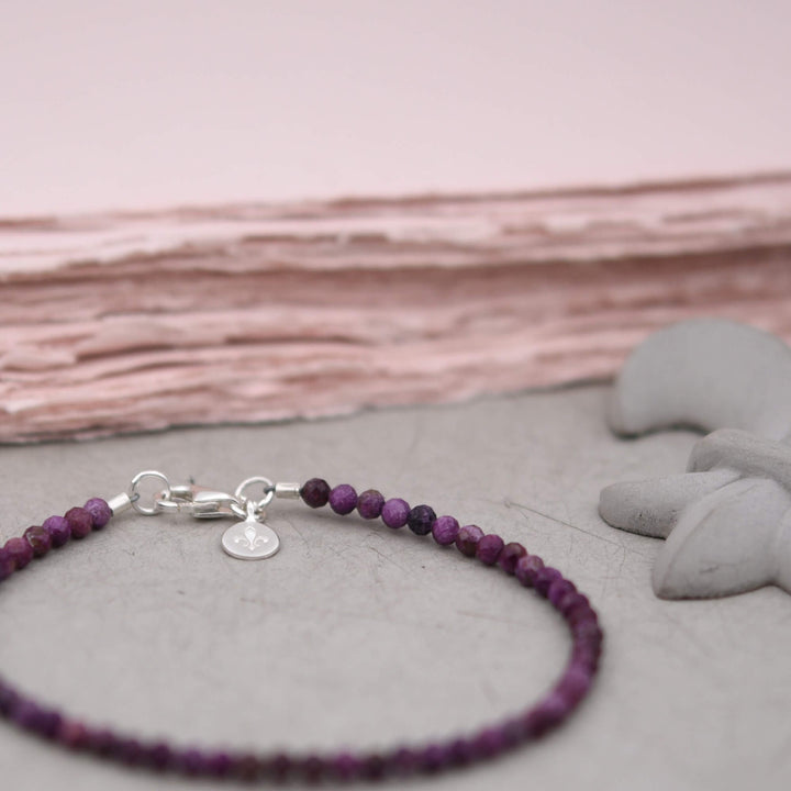 Edelsteinarmband Purpurit PURPUR