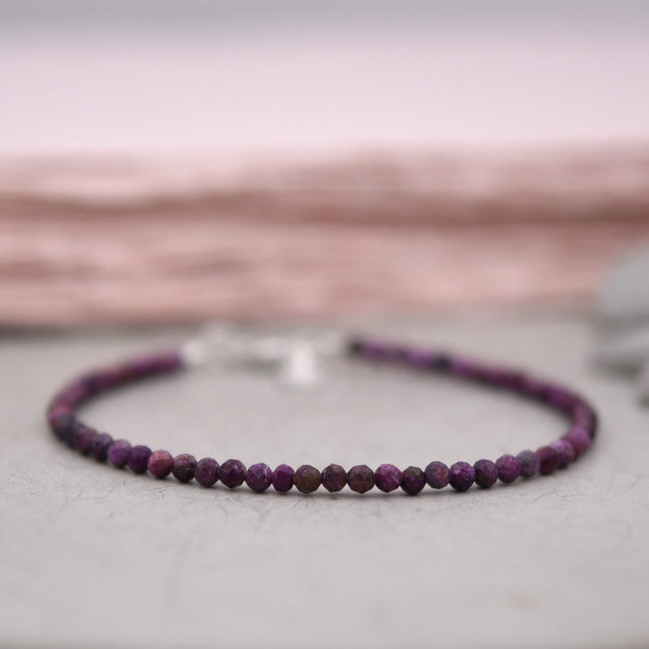 Edelsteinarmband Purpurit PURPUR