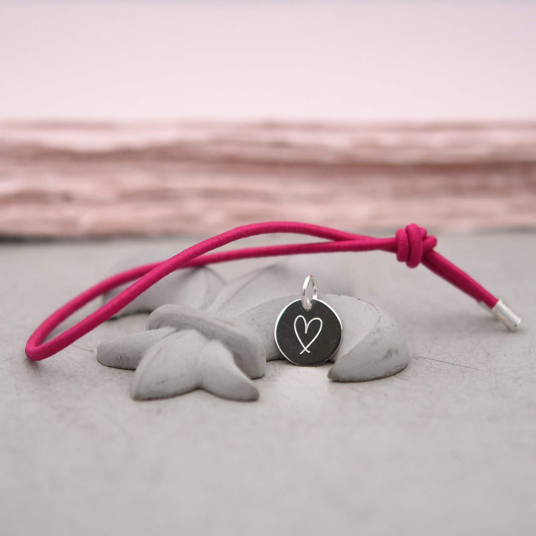 Freundschaftsarmband mit Anhänger Herz