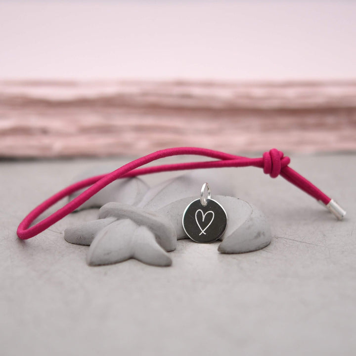 Freundschaftsarmband mit Anhänger Herz