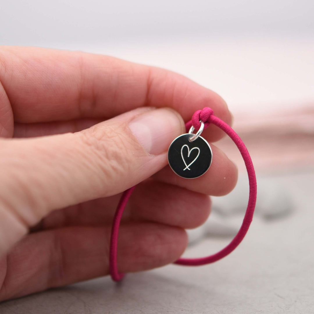 Freundschaftsarmband mit Anhänger Herz