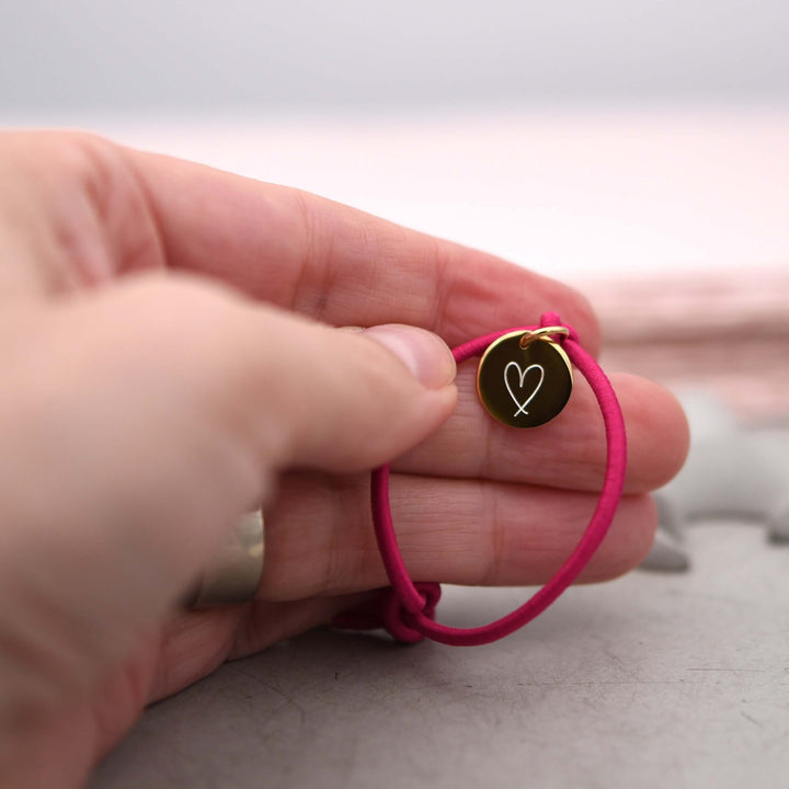 Freundschaftsarmband mit Anhänger Herz
