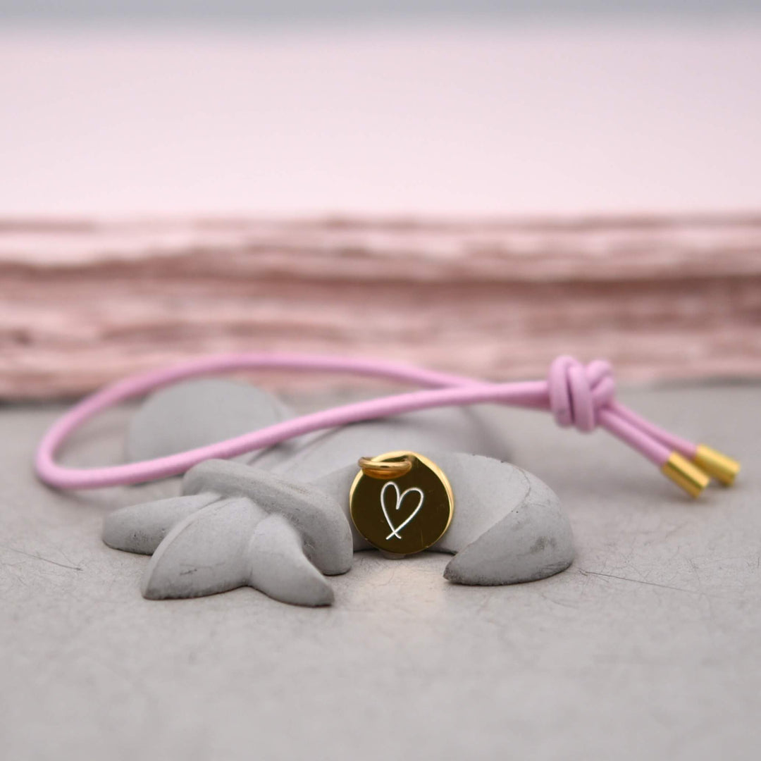 Freundschaftsarmband mit Anhänger Herz