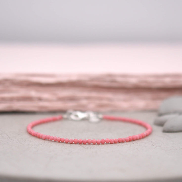 Edelsteinarmband Koralle KORALLROSA