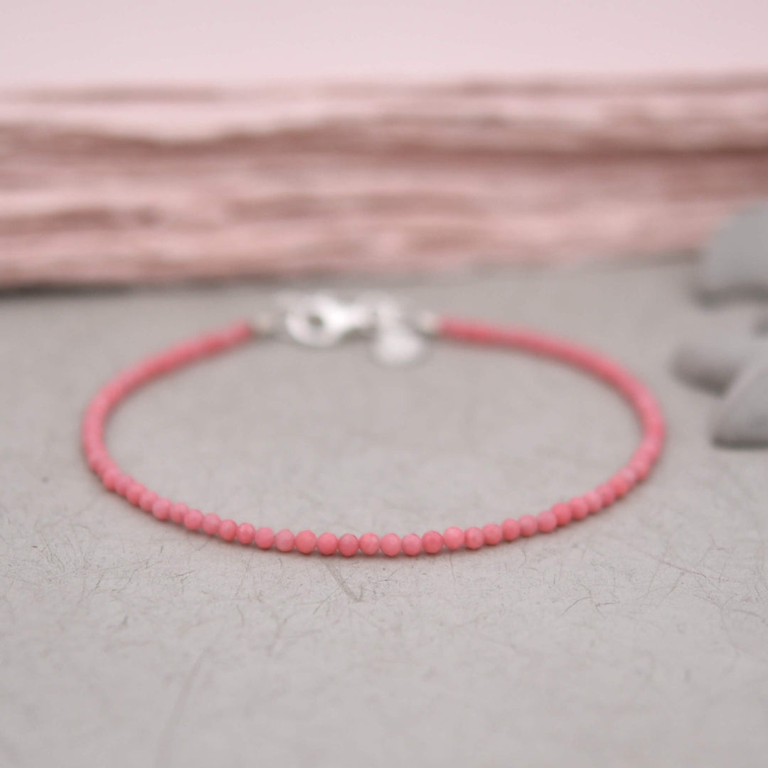Edelsteinarmband Koralle KORALLROSA