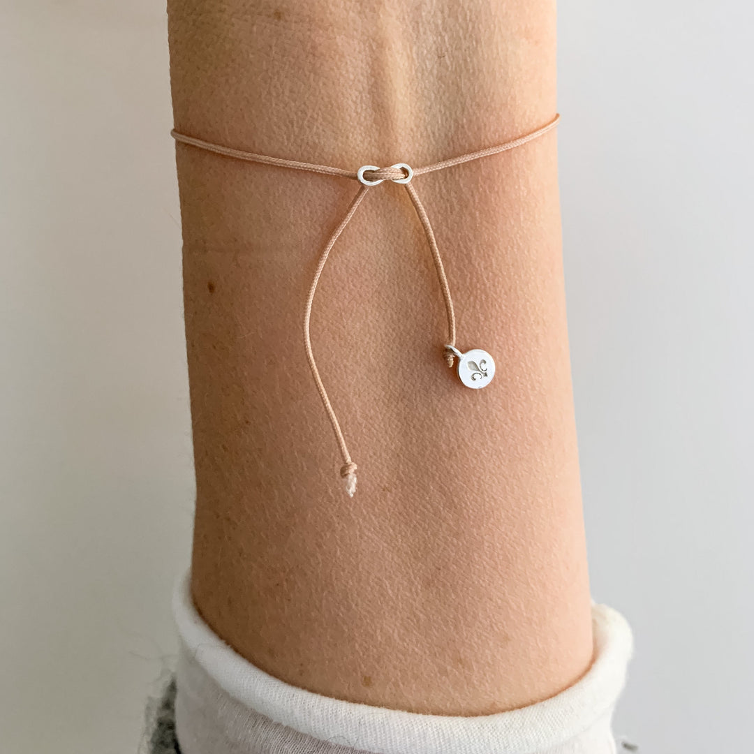 LILLY Seide | 925 Silber Armband