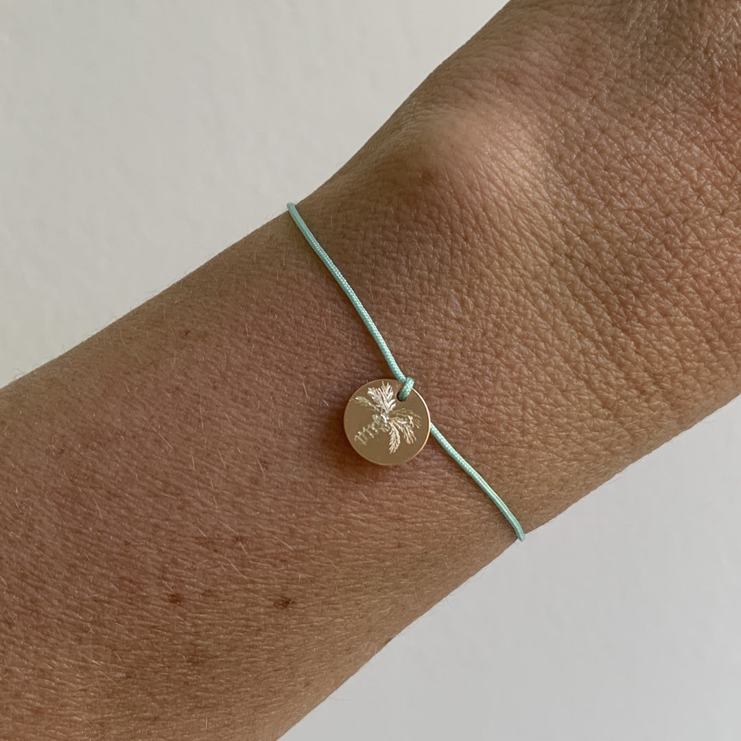 LILLY Seide | 925 Silber Armband