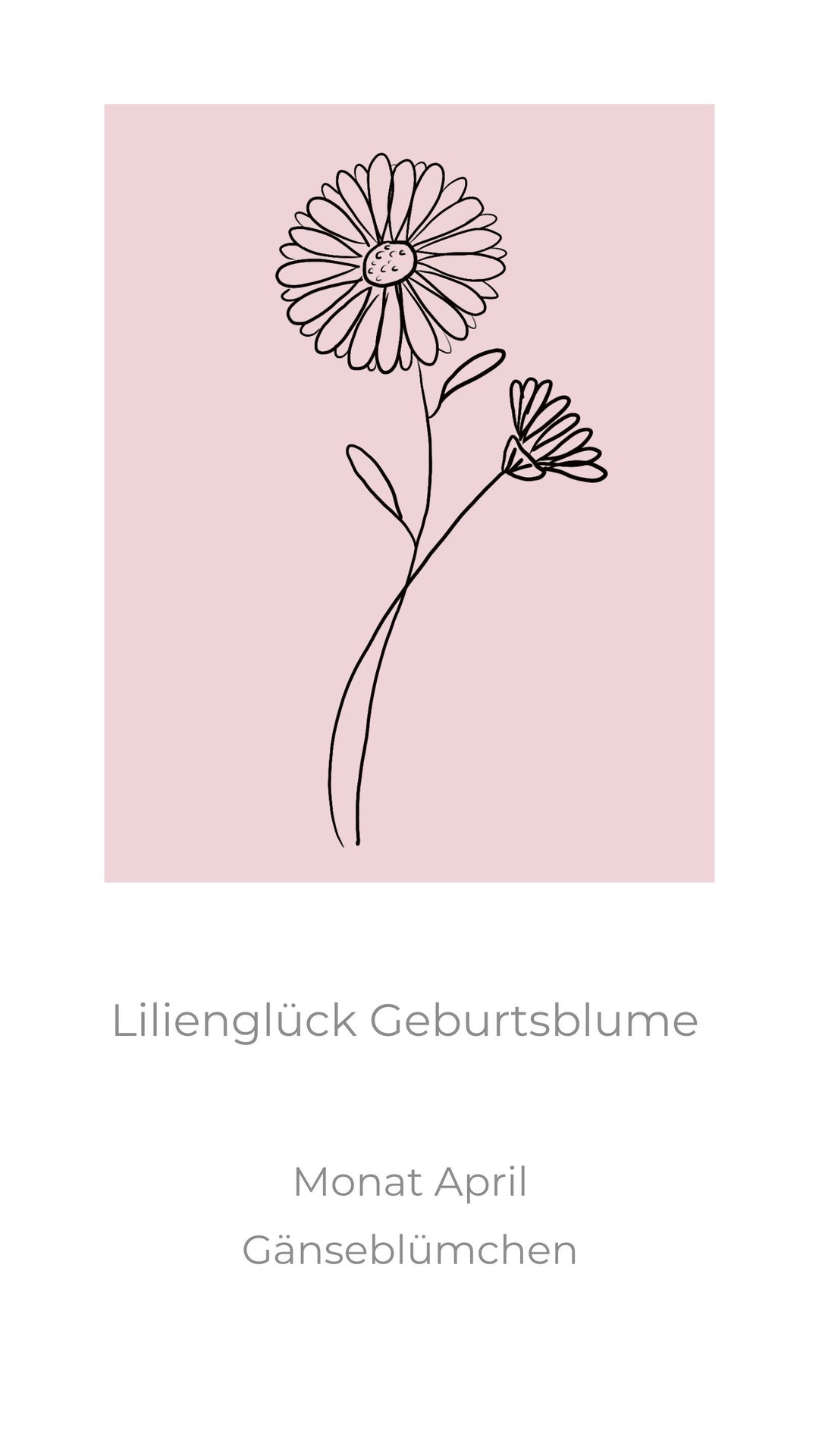 GEBURTSBLUMEN Kette small