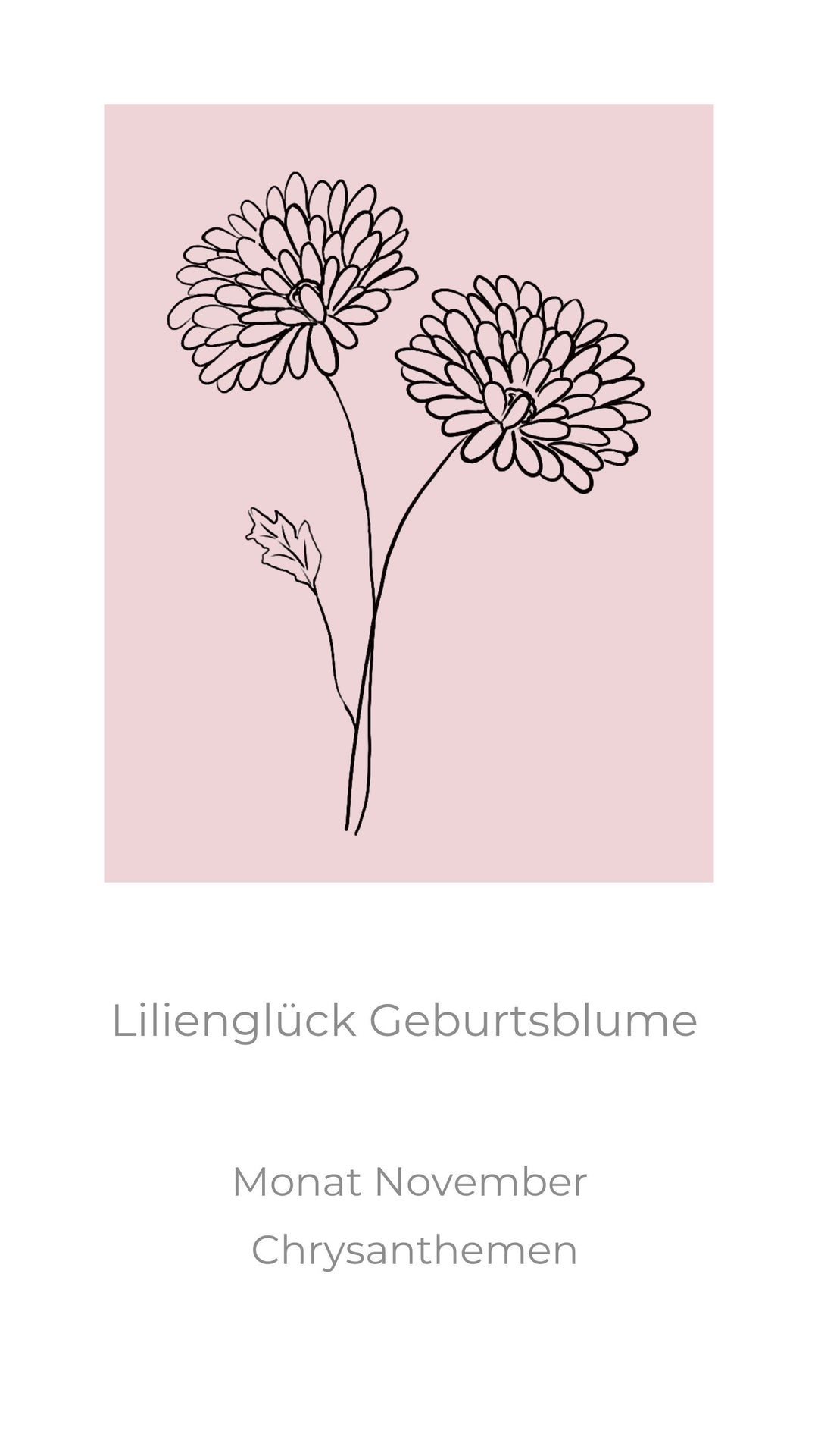 GEBURTSBLUMEN Kette small